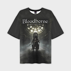 Мужская футболка оверсайз Bloodborne: Shrine