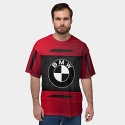 Футболка оверсайз мужская BMW SPORT, цвет: 3D-принт — фото 2