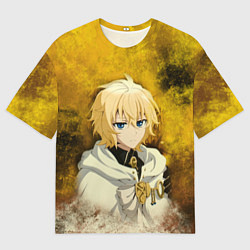Футболка оверсайз мужская Mikaela Hyakuya, цвет: 3D-принт