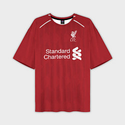 Футболка оверсайз мужская FC Liverpool: Salah Home 18/19, цвет: 3D-принт