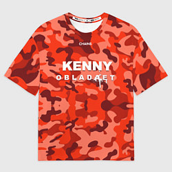 Футболка оверсайз мужская Kenny: Obladaet Camo, цвет: 3D-принт