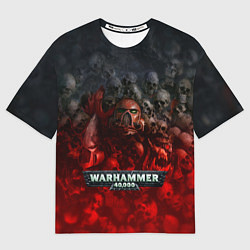 Футболка оверсайз мужская Warhammer 40000: Dawn Of War, цвет: 3D-принт