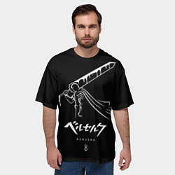 Футболка оверсайз мужская Berserk Khight, цвет: 3D-принт — фото 2