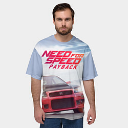 Футболка оверсайз мужская Need for Speed: Payback, цвет: 3D-принт — фото 2