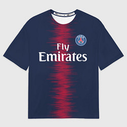 Футболка оверсайз мужская FC PSG: Neymar 18-19, цвет: 3D-принт