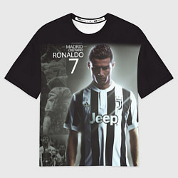 Футболка оверсайз мужская RONALDO 7, цвет: 3D-принт