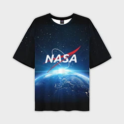 Мужская футболка оверсайз NASA: Sunrise Earth