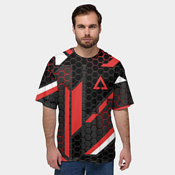 Футболка оверсайз мужская CS:GO CYREX CARBON, цвет: 3D-принт — фото 2