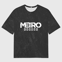 Футболка оверсайз мужская Metro Exodus: Space Grey, цвет: 3D-принт