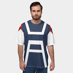 Футболка оверсайз мужская MHA U A SCHOOL, цвет: 3D-принт — фото 2