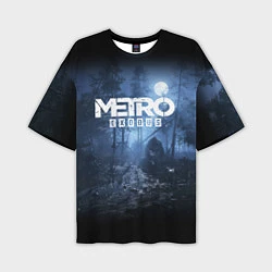 Мужская футболка оверсайз Metro Exodus: Dark Moon