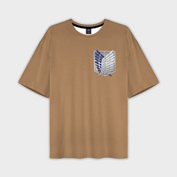 Мужская футболка оверсайз Attack on Titan - Scouting Legion