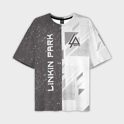 Футболка оверсайз мужская Linkin Park: Grey Form, цвет: 3D-принт