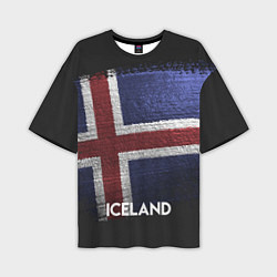 Футболка оверсайз мужская Iceland Style, цвет: 3D-принт