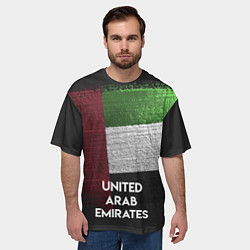 Футболка оверсайз мужская United Arab Emirates Style, цвет: 3D-принт — фото 2
