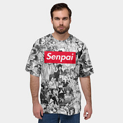 Футболка оверсайз мужская SENPAI Stories, цвет: 3D-принт — фото 2