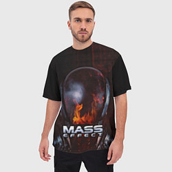 Футболка оверсайз мужская Mass Effect, цвет: 3D-принт — фото 2