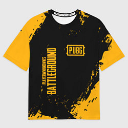 Футболка оверсайз мужская PUBG: Black Fashion, цвет: 3D-принт