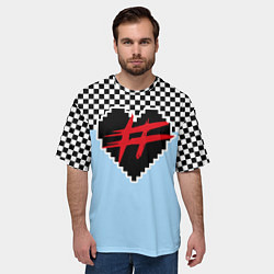 Футболка оверсайз мужская ФРЕНДЗОНА, цвет: 3D-принт — фото 2