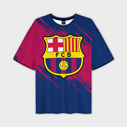 Футболка оверсайз мужская Барселона, цвет: 3D-принт