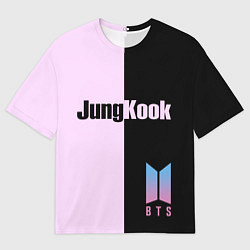 Футболка оверсайз мужская BTS Jung Kook, цвет: 3D-принт