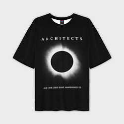 Мужская футболка оверсайз Architects: Black Eclipse