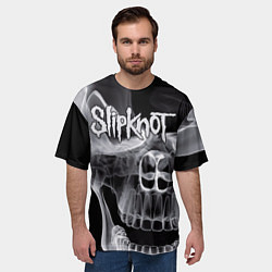 Футболка оверсайз мужская Slipknot Death, цвет: 3D-принт — фото 2