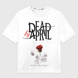 Футболка оверсайз мужская Dead by April, цвет: 3D-принт