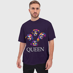 Футболка оверсайз мужская Queen: Fan Art, цвет: 3D-принт — фото 2
