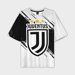Футболка оверсайз мужская Juventus: 3 Stars, цвет: 3D-принт