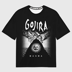 Футболка оверсайз мужская Gojira: Magma, цвет: 3D-принт