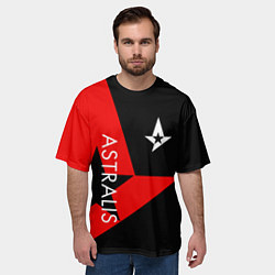 Футболка оверсайз мужская Astralis: Cybergaming, цвет: 3D-принт — фото 2
