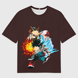 Мужская футболка оверсайз Моя Геройская Академия