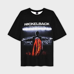 Футболка оверсайз мужская Nickelback: Feed the Machine, цвет: 3D-принт