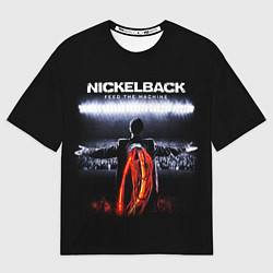 Футболка оверсайз мужская Nickelback: Feed the Machine, цвет: 3D-принт