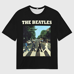 Футболка оверсайз мужская The Beatles: Abbey Road, цвет: 3D-принт