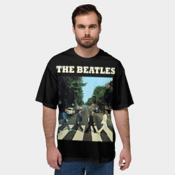 Футболка оверсайз мужская The Beatles: Abbey Road, цвет: 3D-принт — фото 2