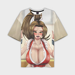 Мужская футболка оверсайз Май Сирануи boobs - sexy ahegao