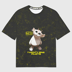 Футболка оверсайз мужская 21 Pilots: Chlorine NED, цвет: 3D-принт