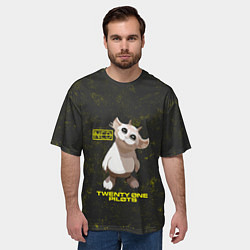 Футболка оверсайз мужская 21 Pilots: Chlorine NED, цвет: 3D-принт — фото 2