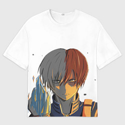 Футболка оверсайз мужская Геройская академия, цвет: 3D-принт