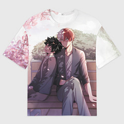 Мужская футболка оверсайз Моя Геройская Академия