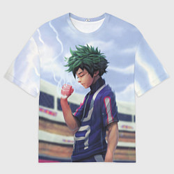Мужская футболка оверсайз My Hero Academia сжимает кулак