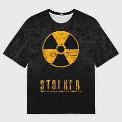 Футболка оверсайз мужская STALKER: Radioactive, цвет: 3D-принт