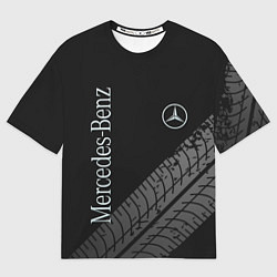 Футболка оверсайз мужская Mercedes AMG: Street Style, цвет: 3D-принт
