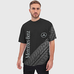 Футболка оверсайз мужская Mercedes AMG: Street Style, цвет: 3D-принт — фото 2