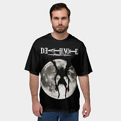 Футболка оверсайз мужская Тетрадь смерти, цвет: 3D-принт — фото 2