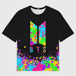 Мужская футболка оверсайз BTS: Mood Paint