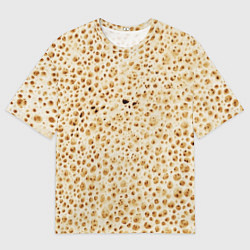 Футболка оверсайз мужская Блин, цвет: 3D-принт