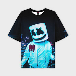 Футболка оверсайз мужская MARSHMELLO, цвет: 3D-принт